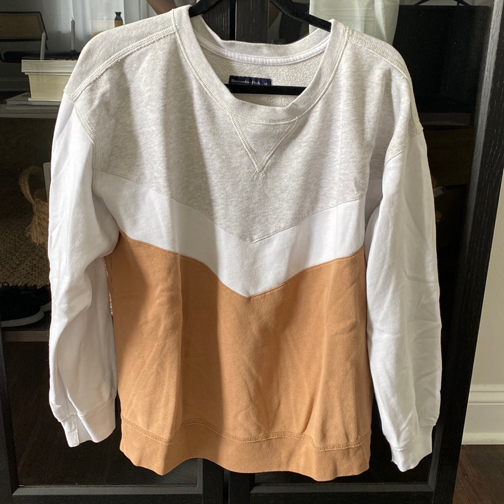 Abercrombie & Fitch colorblock crewneck sweatshirt